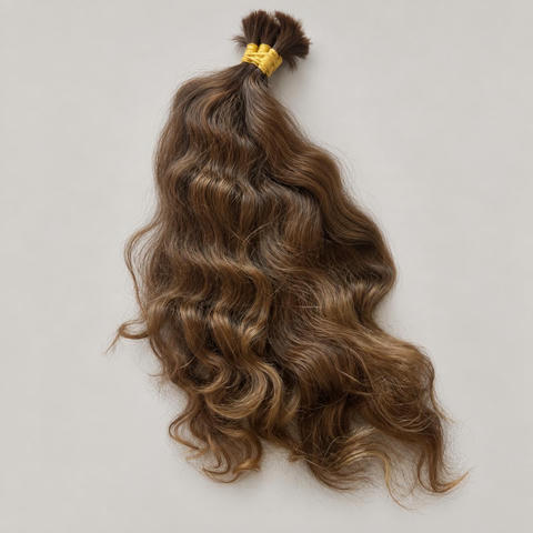 Cabelo loiro escuro cacheado, 40 cm, 100 g, brasileiro do Sul