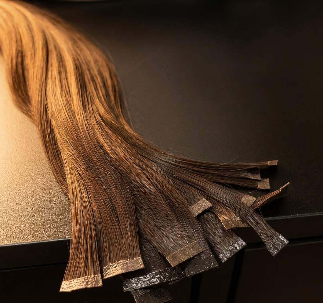 Aplicação de mega hair com acabamento natural